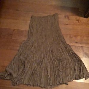 Rafael Bronze Crinkle Skirt